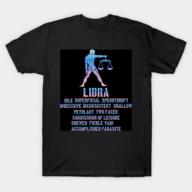 Other Side Of The Zodiac – libra T-Shirt by Dark Of The Moon